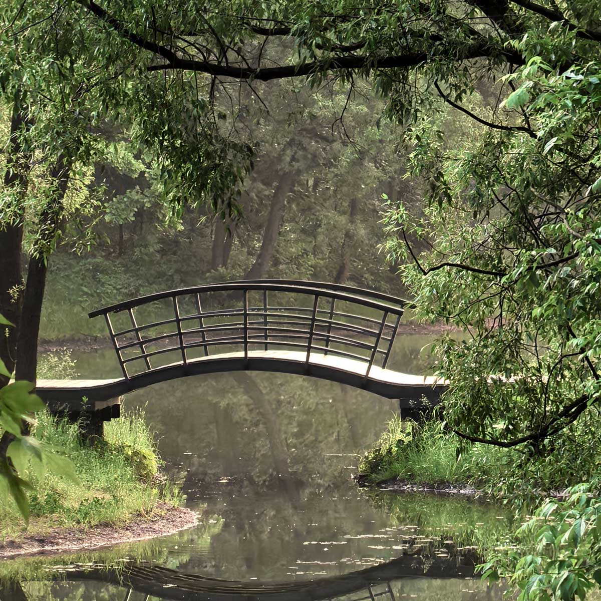 small curved bridge